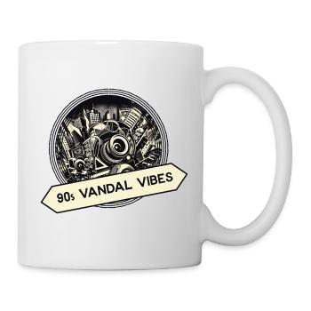 90er vibes - Tasse - Weiß - Rechts