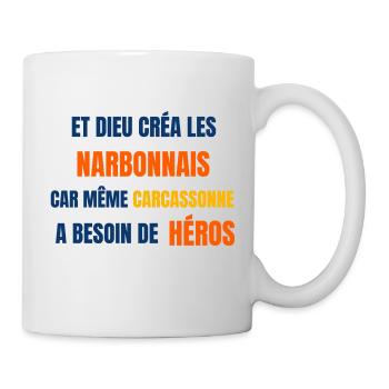 Narbonne - Mug blanc - blanc - Droite
