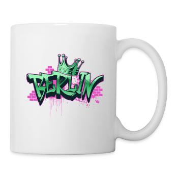 Berlin Graffiti Spray Sprayer Germany City - Mug - white - Right