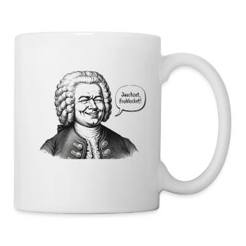 Johann Sebastian Bach - Tasse - Weiß - Rechts