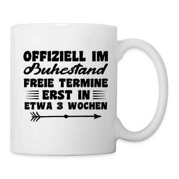Offiziell Im Ruhestand - Tasse - Weiß - Rechts