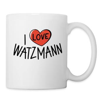 Watzmann Souvenirs Freedom Experiences Heart Love - Mug - white - Right