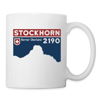 Randonnée dans le Stockhorn, Oberland bernois, randonnée à Thoune - Mug blanc - blanc - Droite