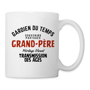 T-shirt Sweat Hommage Grand-père - Mug blanc - blanc - Droite