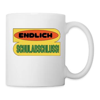 Schulabschluss 2024, Schulabschluss T Shirt, - Tasse - Weiß - Rechts
