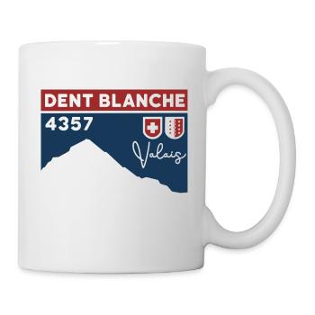 Dent Blanche Granges Valais Itinéraire normal randonnée alpine - Mug blanc - blanc - Droite