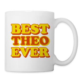 Funny gift with first name Theo - Mug - white - Right