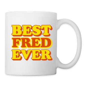 Drôle de cadeau avec prénom Fred - Mug blanc - blanc - Droite