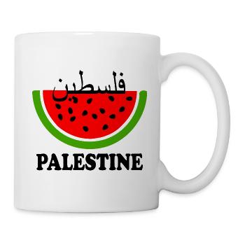 Pastèque de Palestine فلسطين - Mug blanc - blanc - Droite
