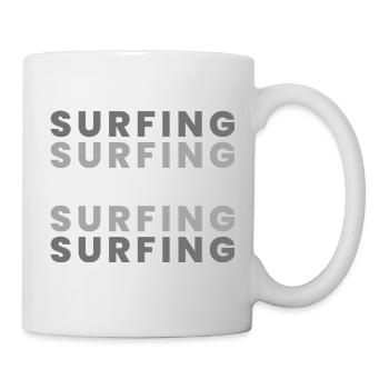 Surfing - Tasse - Weiß - Rechts