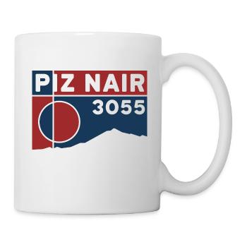 Piz Nair Höhe Hiking St Moritz Cable Car - Mug - white - Right