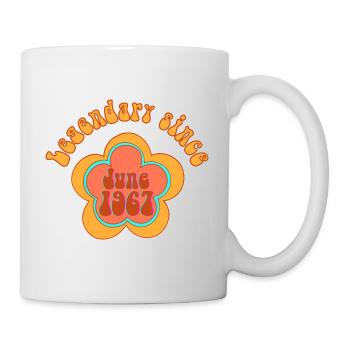 Legendary since June 1967 Birthday Retro - Mug - white - Right