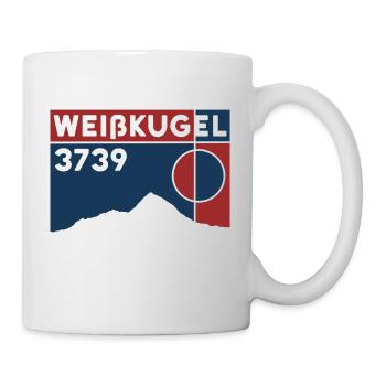 Weisskugel Weisskugel Montagne Tyrol du Sud Tour alpin - Mug blanc - blanc - Droite