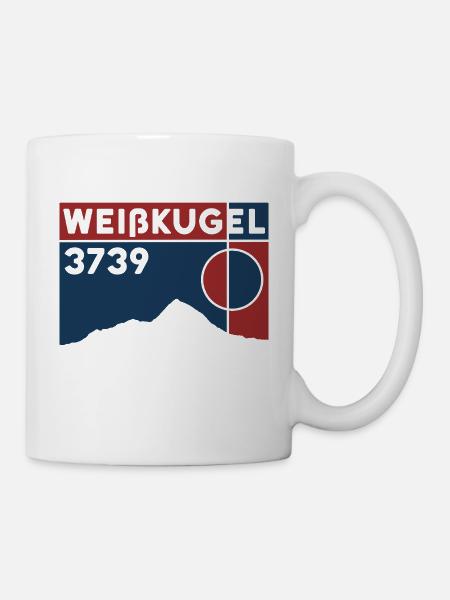 Weißkugel Weisskugel Berg Tirol Südtirol Hochtour - Tasse - Weiß
