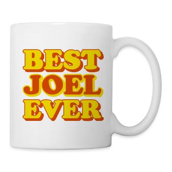Cadeau amusant avec prénom Joël - Mug blanc - blanc - Droite