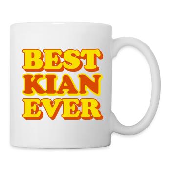 Kian Vorname Lustiges Geschenk - Tasse - Weiß - Rechts