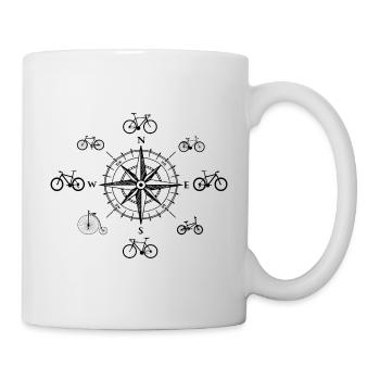 Bikes - Tasse - Weiß - Rechts