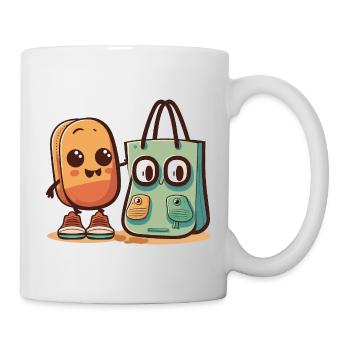 Die Strandfreunde - Tasse - Weiß - Rechts