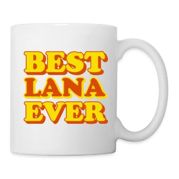 Cadeau amusant avec prénom Lana - Mug blanc - blanc - Droite