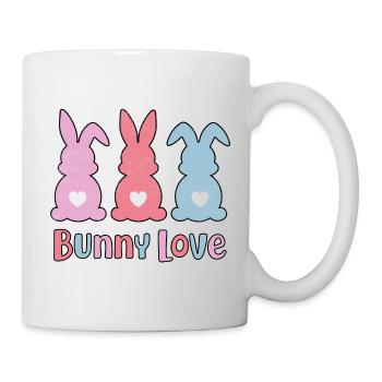 Lapin de Pâques - Bunny Love - Mug blanc - blanc - Droite