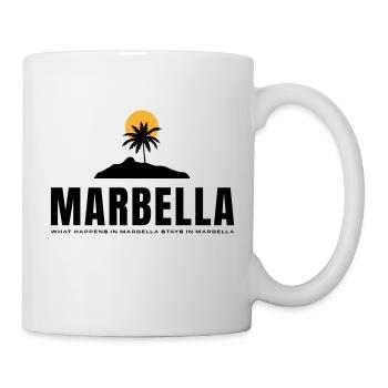 WHAT HAPPENS IN MARBELLA STAYS IN MARBELLA - Mug - white - Right