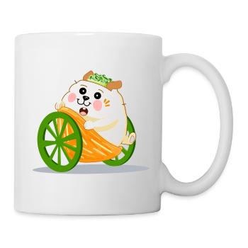 Suricate curieux - Mug blanc - blanc - Droite