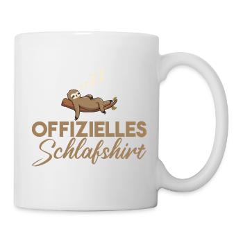 Schlummer-Spaß - Tasse - Weiß - Rechts