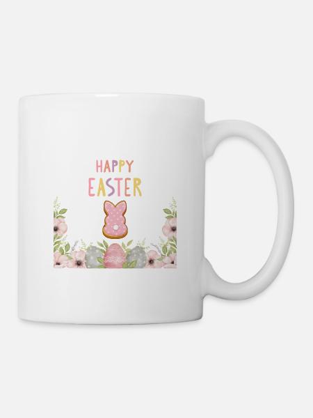 Ostern - Happy Easter Bunny - Tasse - Weiß