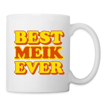 Meik Vorname Lustiges Geschenk - Tasse - Weiß - Rechts