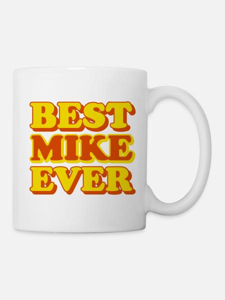 Lustiges Geschenk mit Vornamen Mike - Tasse - Weiß