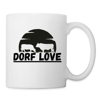 Dorf Love - Tasse - Weiß - Rechts