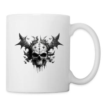 SchädelKO - Tasse - Weiß - Rechts