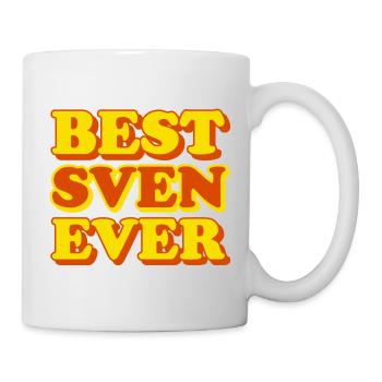 Sven First Name Funny Gift - Mug - white - Right