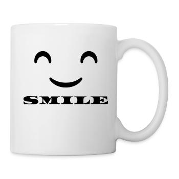 Sourire - Mug blanc - blanc - Droite
