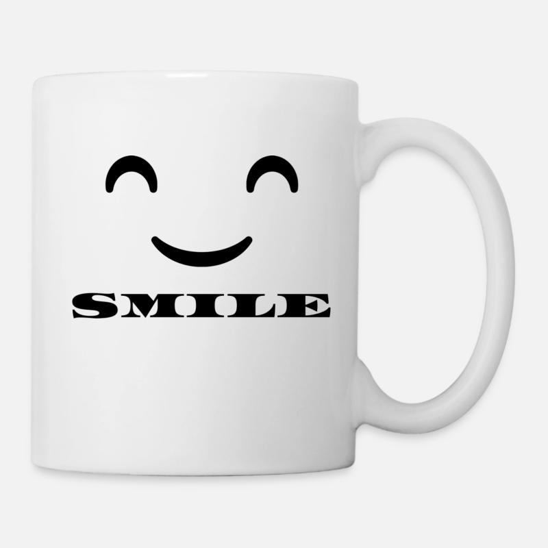 Sourire - Mug blanc - blanc