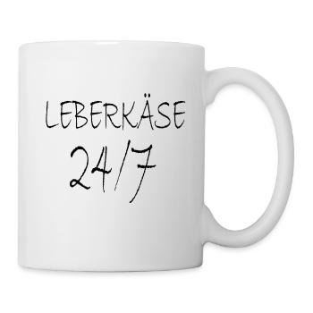 Leberkäse - Tasse - Weiß - Rechts