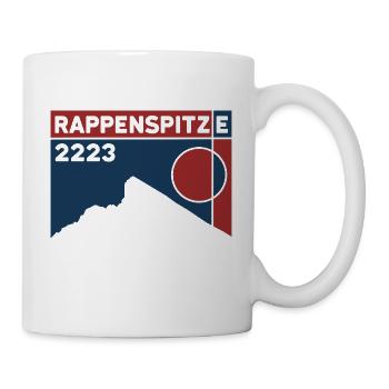 Rappenspitze Bergtour Überschreitung Andenken - Tasse - Weiß - Rechts