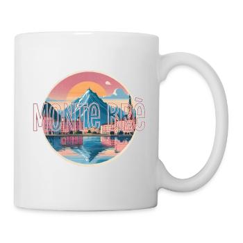 Lugano Schweiz Monte Brè Switzerland Tessin Ticino - Mug - white - Right