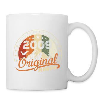 Birthday Gift March 2009 Vintage 2009 Retro - Mug - white - Right