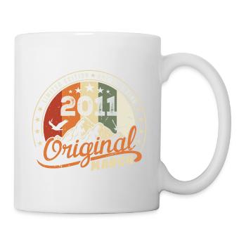 Cadeau D'anniversaire Mars 2011 Vintage 2011 Retro - Mug blanc - blanc - Droite