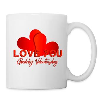 Valentines day I love you - Mug - white - Right