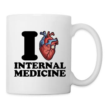 I love internal medicine - Mug - white - Right