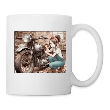 Manga Mechanic Girl - Mug - white - Right