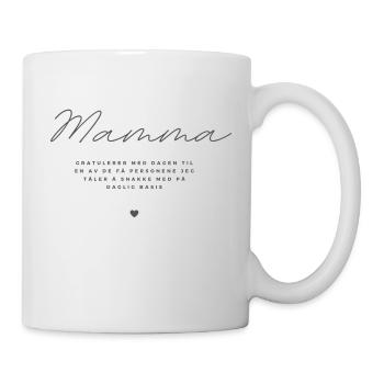 Mom Congratulations - Mug - white - Right