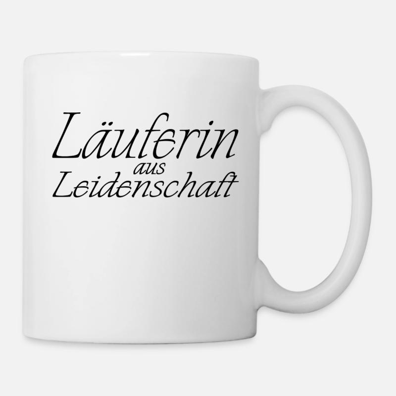 Läuferin aus Leidenschaft - Tasse - Weiß