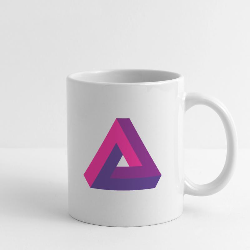 Mind-Bending Perspective: Impossible 3D Triangle Mug