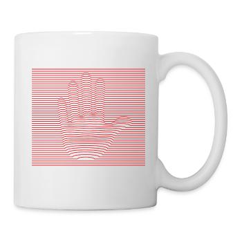 Stop - Tasse - Weiß - Rechts