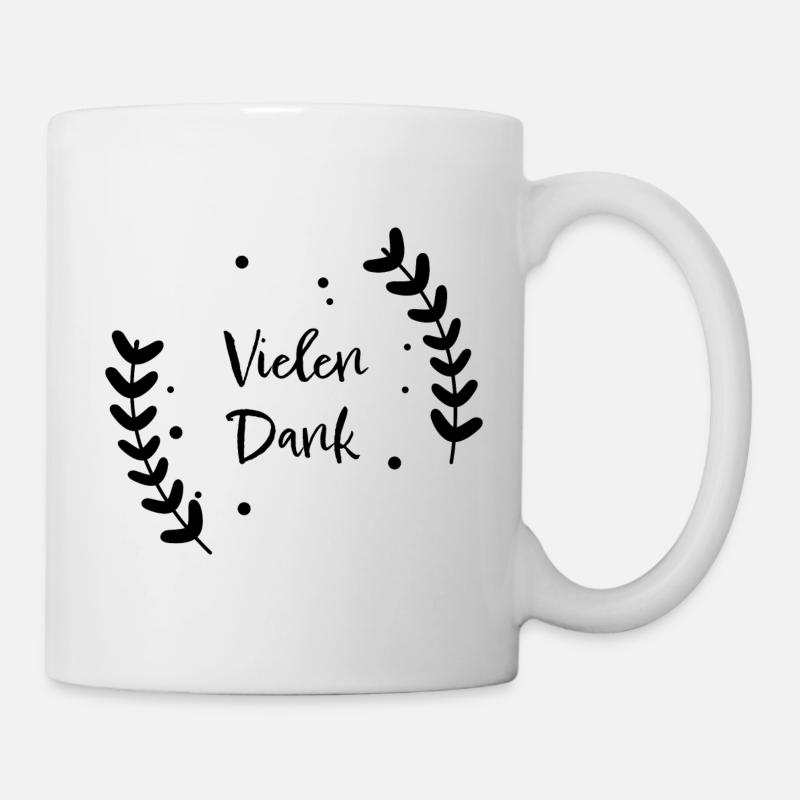 Vielen Dank - Tasse - Weiß
