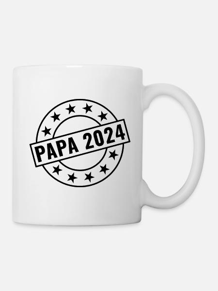 Papa 2024 - Tasse - Weiß