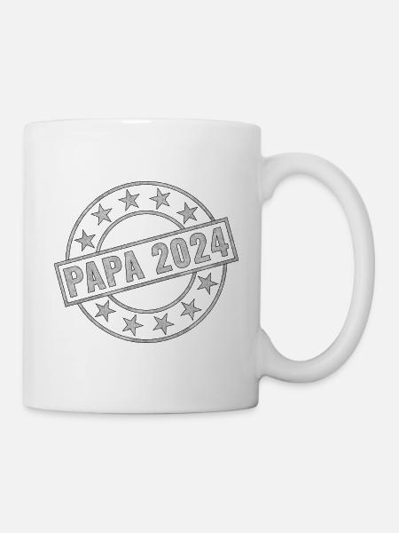 Papa 2024 - Tasse - Weiß